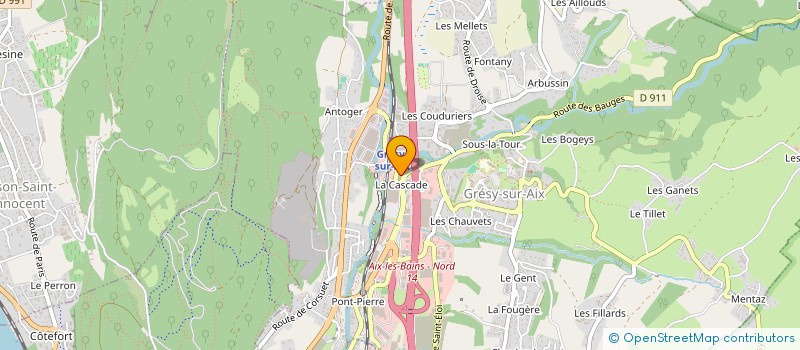 localisation de l'entreprise SOCIETE PAR ACTION SIMPLIFIEE A LA CROISEE DE NOS FERMES à GRESY-SUR-AIX
