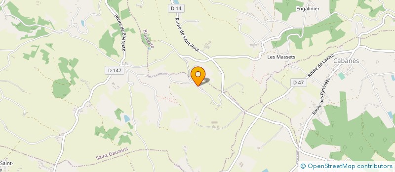 localisation de l'entreprise SOCIETE PAR ACTION SIMPLIFIEE UNIPERSONNELLE D'EN SICARD  SAINT-GAUZENS