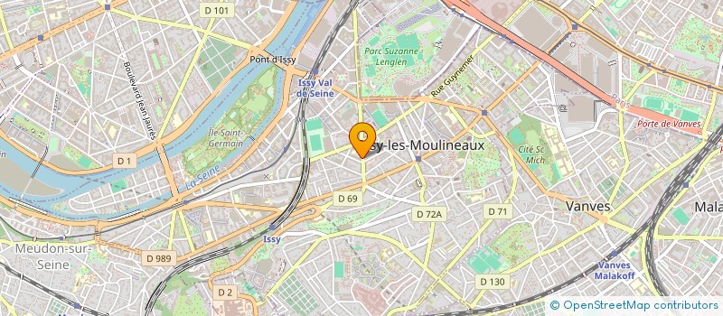localisation de l'entreprise SOCIETE PAR ACTIONS DE DISTRIBUTION ALIMENTAIRE - S.A.D.A. à ISSY-LES-MOULINEAUX