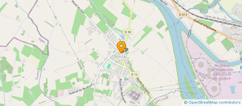 localisation de l'entreprise SOCIETE PAR ACTIONS SIMPLIFIEE AUX DELICES DE DONZAC  DONZAC