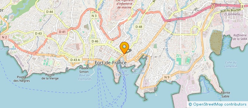 localisation de l'entreprise SOCIETE PAR ACTIONS SIMPLIFIEE ENSIS GROUP à FORT DE FRANCE