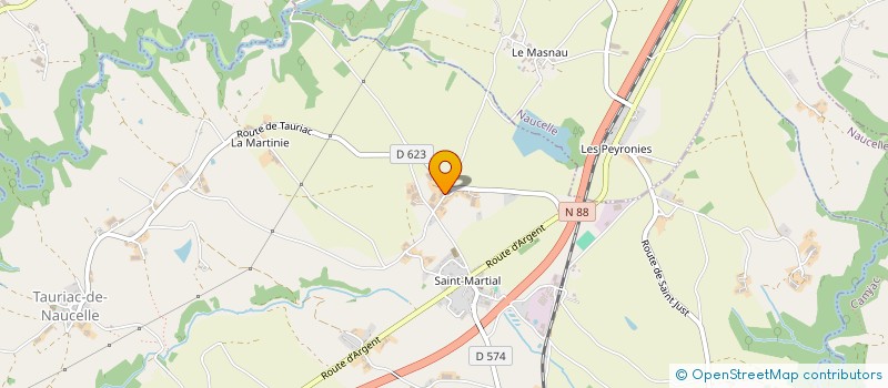 localisation de l'entreprise SOCIETE PAR ACTIONS SIMPLIFIEE  PHOTOVOLTAIQUE MOUYSSET JM 1  TAURIAC-DE-NAUCELLE