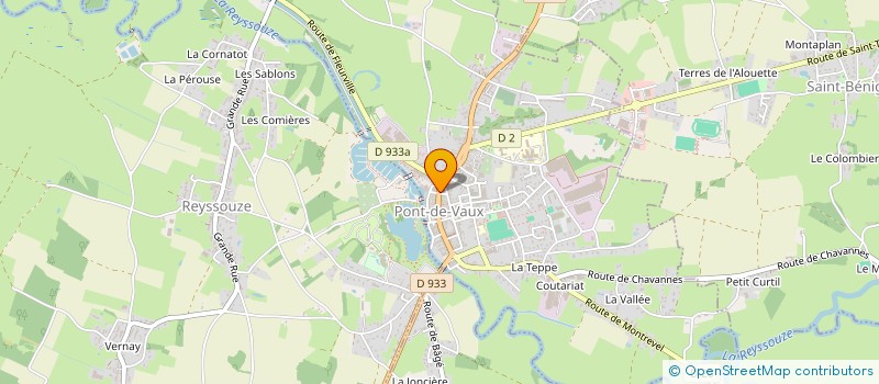 localisation de l'entreprise SOCIETE PAR ACTIONS SIMPLIFIEE VINCENT BERRY  PONT-DE-VAUX