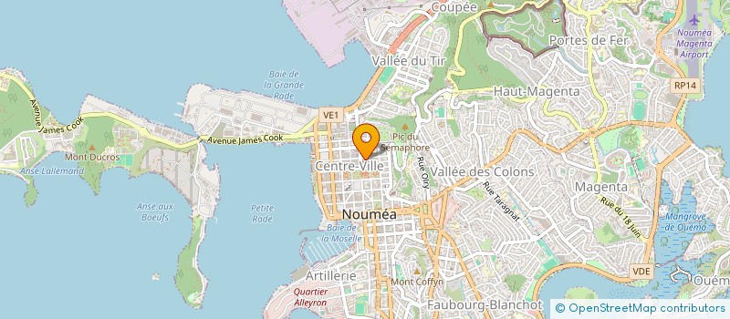 localisation de l'entreprise SOCIETE PAR ACTIONS SIMPLIFIEES KCW à NOUMEA