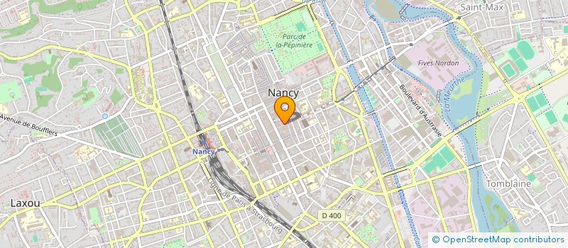 localisation de l'entreprise SOCIETE PARDIS à NANCY