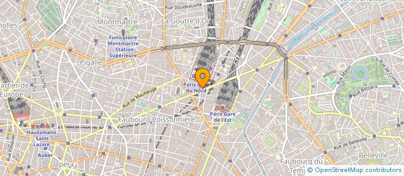 localisation de l'entreprise SOCIETE PARIGI à PARIS