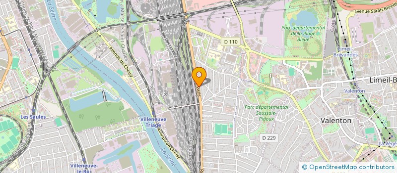 localisation de l'entreprise SOCIETE PARIS SAINT GEORGES  VILLENEUVE-SAINT-GEORGES