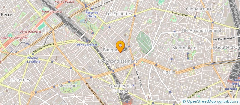 localisation de l'entreprise SOCIETE PARISIENNE AMENAGEMENT DECOR à PARIS