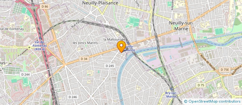 localisation de l'entreprise SOCIETE PARISIENNE APPLICATION TECHNIQUE à LE PERREUX-SUR-MARNE