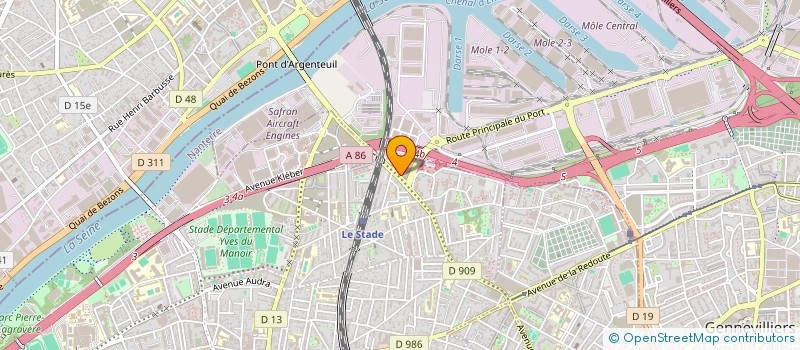 localisation de l'entreprise SOCIETE PARISIENNE D'APPAREILS DE CONTROLE S.O.P.A.C. à ARGENTEUIL