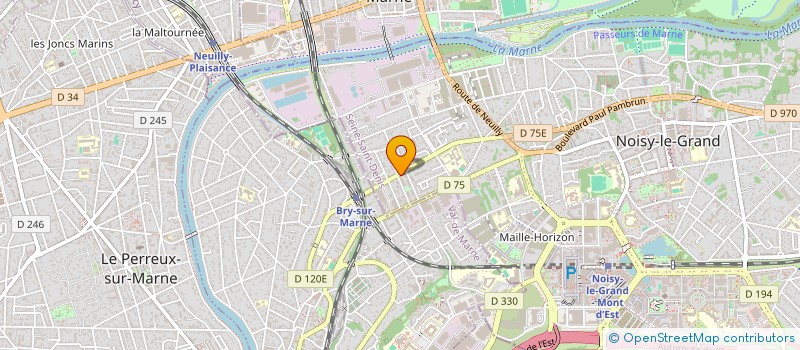 localisation de l'entreprise SOCIETE PARISIENNE D'EXPORTATION à NOISY-LE-GRAND