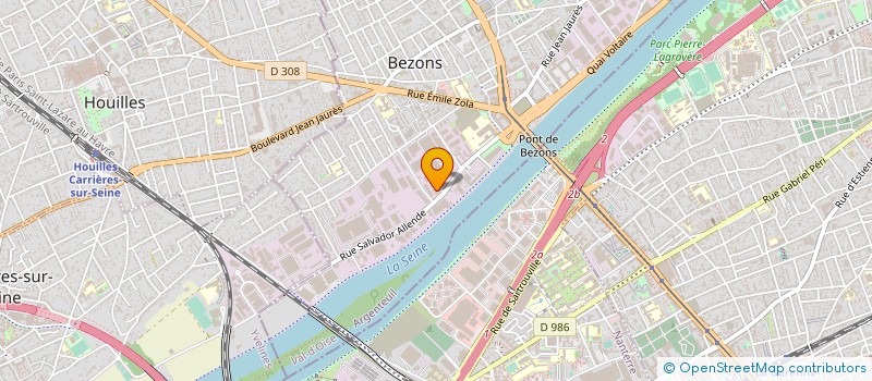 localisation de l'entreprise SOCIETE PARISIENNE D'EXPORTATION POUR LA CARAIBE ET L'AMERIQUE DU NORD à BEZONS