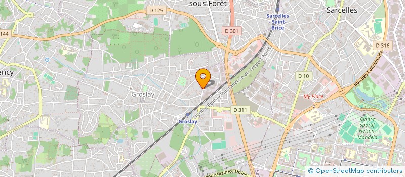 localisation de l'entreprise SOCIETE PARISIENNE DE BIERE  GROSLAY