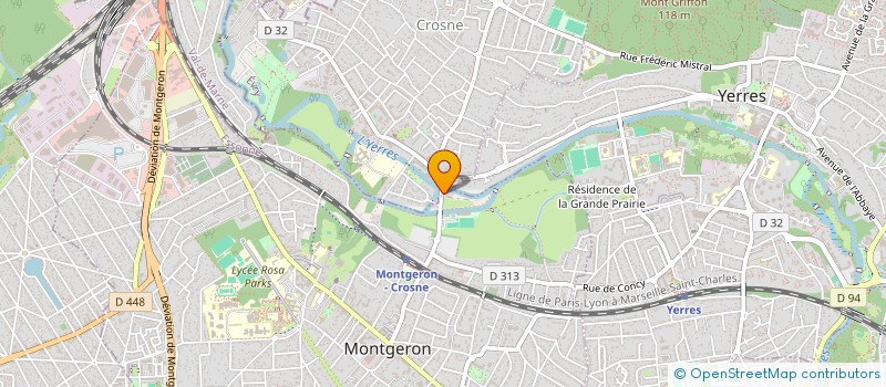 localisation de l'entreprise SOCIETE PARISIENNE DE CONSTRUCTION à MONTGERON