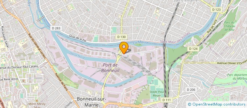 localisation de l'entreprise SOCIETE PARISIENNE DE PRODUCTION à BONNEUIL-SUR-MARNE