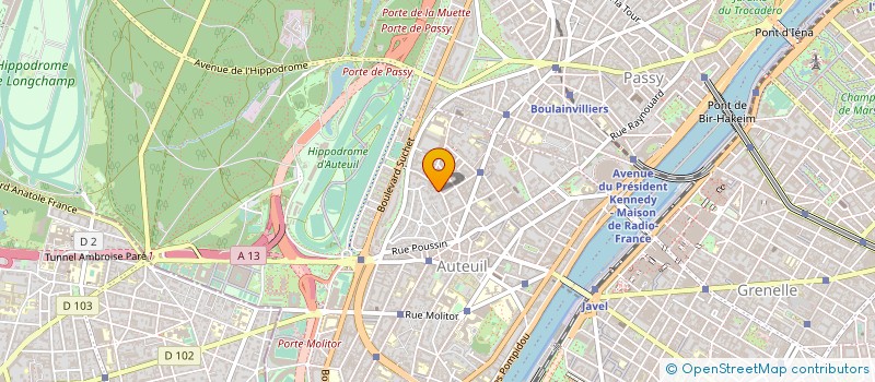 localisation de l'entreprise SOCIETE PARISIENNE DE PRODUITS ET MATERIAUX à PARIS