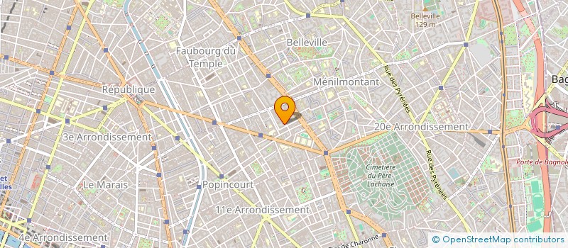 localisation de l'entreprise SOCIETE PARISIENNE DE PROTECTION  PARIS 11