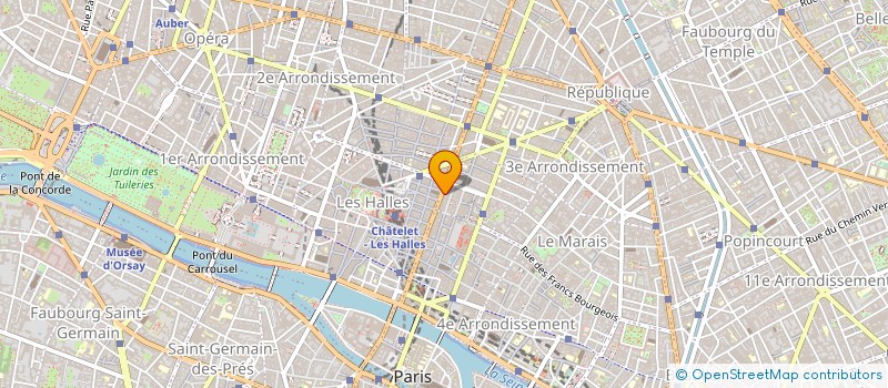 localisation de l'entreprise SOCIETE PARISIENNE DE RESTAURATION à PARIS