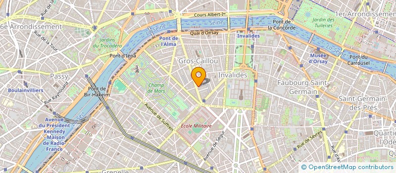 localisation de l'entreprise SOCIETE PARISIENNE DE SOUVENIRS à PARIS 7