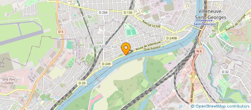localisation de l'entreprise SOCIETE PARISIENNE DE VIABILITE à ABLON-SUR-SEINE