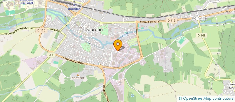 localisation de l'entreprise SOCIETE PARISIENNE DES METAUX à DOURDAN
