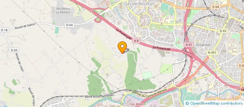 localisation de l'entreprise SOCIETE PARISIENNE IMMOBILIERE ET FINANCIERE à AIX-EN-PROVENCE