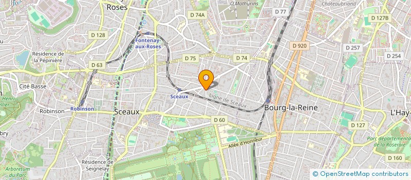 localisation de l'entreprise SOCIETE PARISIENNE IMPORT EXPORT  SCEAUX