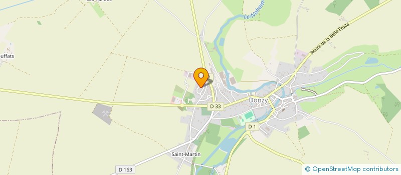 localisation de l'entreprise SOCIETE PARISSE  DONZY