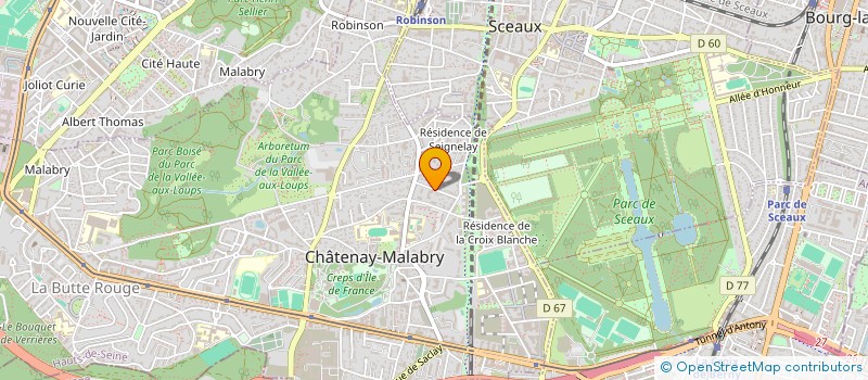 localisation de l'entreprise SOCIETE PARLIER FERRAN à CHATENAY-MALABRY