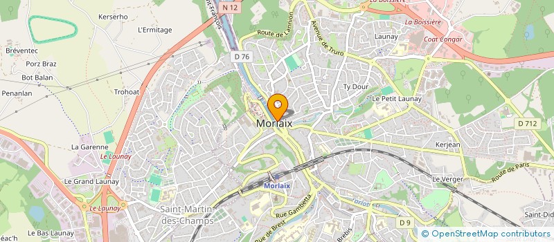 localisation de l'entreprise SOCIETE PARME  MORLAIX