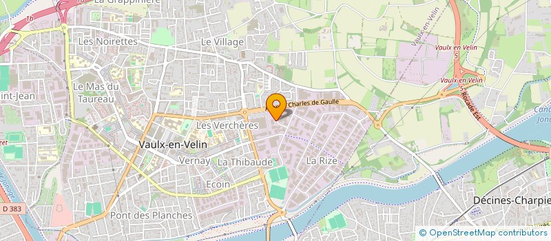 localisation de l'entreprise SOCIETE PARMILLEUX à VAULX-EN-VELIN