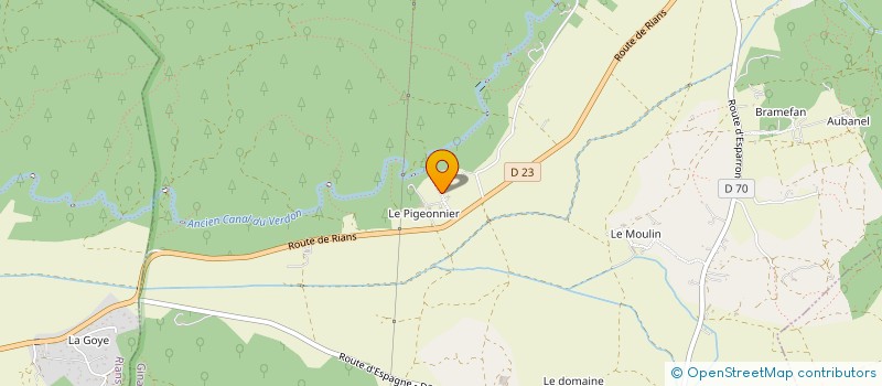 localisation de l'entreprise SOCIETE PARQUETS PHOCEENS à GINASSERVIS