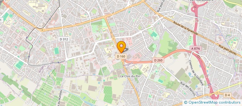 localisation de l'entreprise SOCIETE PASCAL HEDUIT à ANGERS