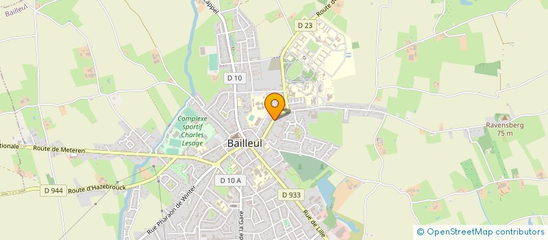 localisation de l'entreprise SOCIETE PASFROST FRANCE à BAILLEUL
