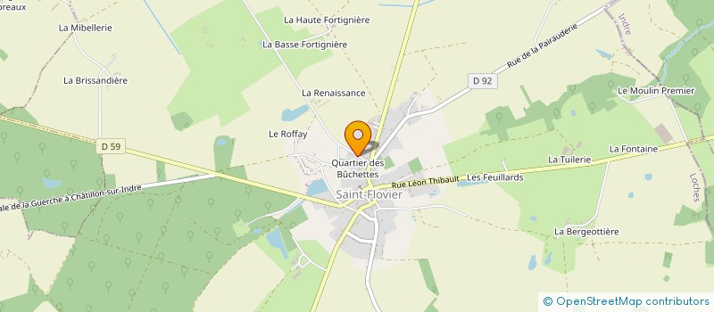 localisation de l'entreprise SOCIETE PASQUIER ET FILS à SAINT-FLOVIER