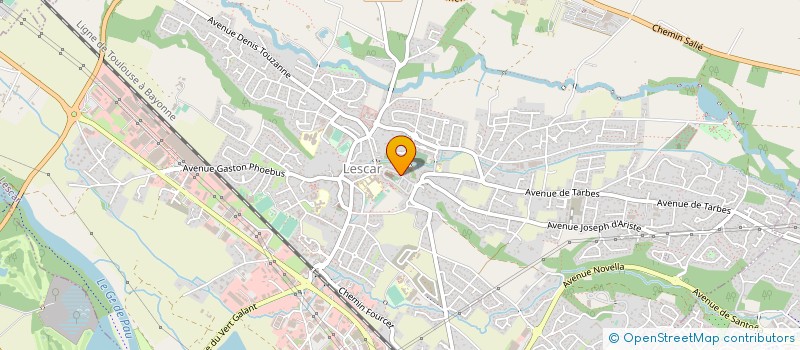 localisation de l'entreprise SOCIETE PATISSERIE LANNE  LESCAR