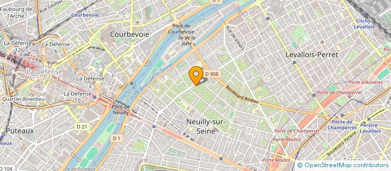 localisation de l'entreprise SOCIETE PATRIMONIALE DU CHATEAU à NEUILLY-SUR-SEINE