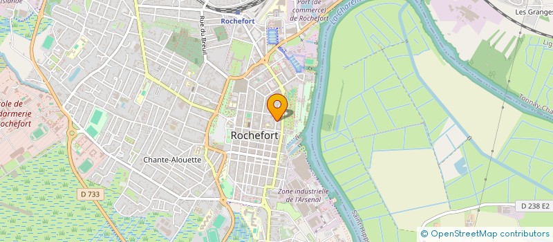 localisation de l'entreprise SOCIETE PATRIMONIALE GRAVIER ADHEMARD  ROCHEFORT