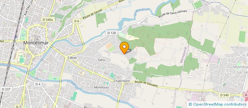 localisation de l'entreprise SOCIETE PATRIMONIALE JJM  MONTELIMAR