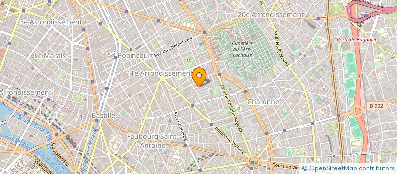localisation de l'entreprise SOCIETE PAUL DUFILS à PARIS
