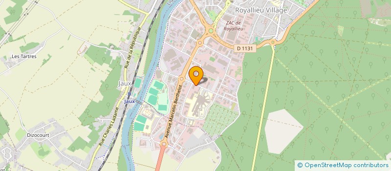 localisation de l'entreprise SOCIETE PAUL VILLIN SA  COMPIEGNE