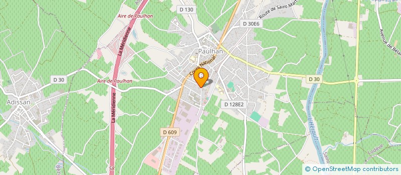 localisation de l'entreprise SOCIETE PAULHANAISE DU BATIMENT à PAULHAN