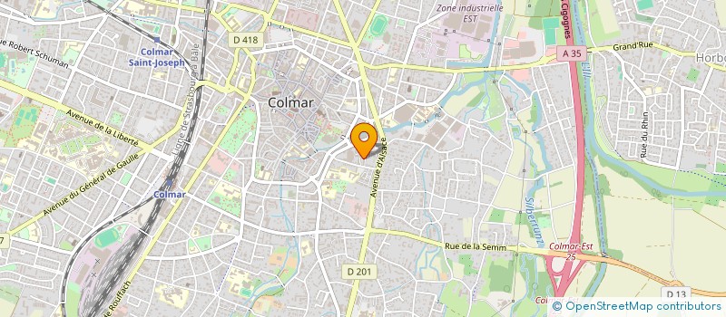 localisation de l'entreprise SOCIETE PAULINA  COLMAR