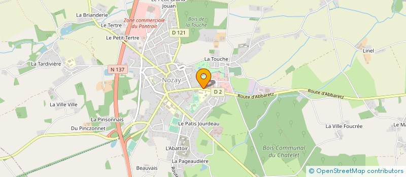localisation de l'entreprise SOCIETE PAVAGEAU à NOZAY