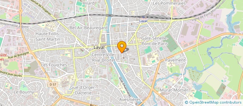 localisation de l'entreprise SOCIETE PAVICH à LAVAL