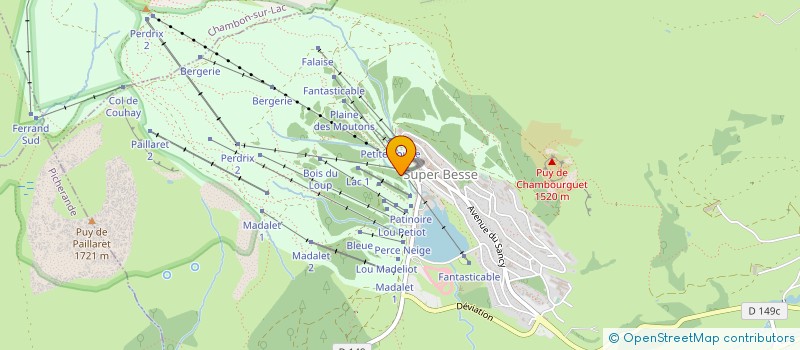 localisation de l'entreprise SOCIETE PAVIN SANCY à BESSE ET SAINT ANASTAISE