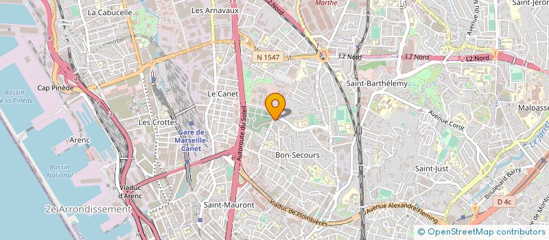 localisation de l'entreprise SOCIETE PEDRI LEMMI  MARSEILLE