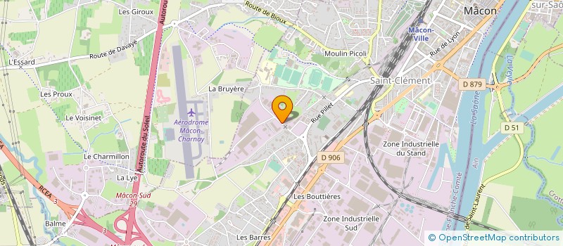 localisation de l'entreprise SOCIETE PEDRINIS à MACON