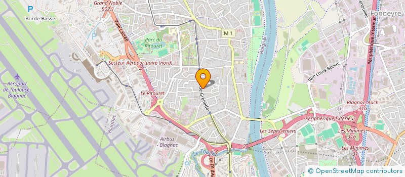 localisation de l'entreprise SOCIETE PELICOT D'EXPERTISE COMPTABLE à COLOMIERS