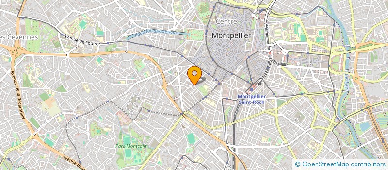 localisation de l'entreprise SOCIETE PENERANDA IMMOBILIERE à MONTPELLIER